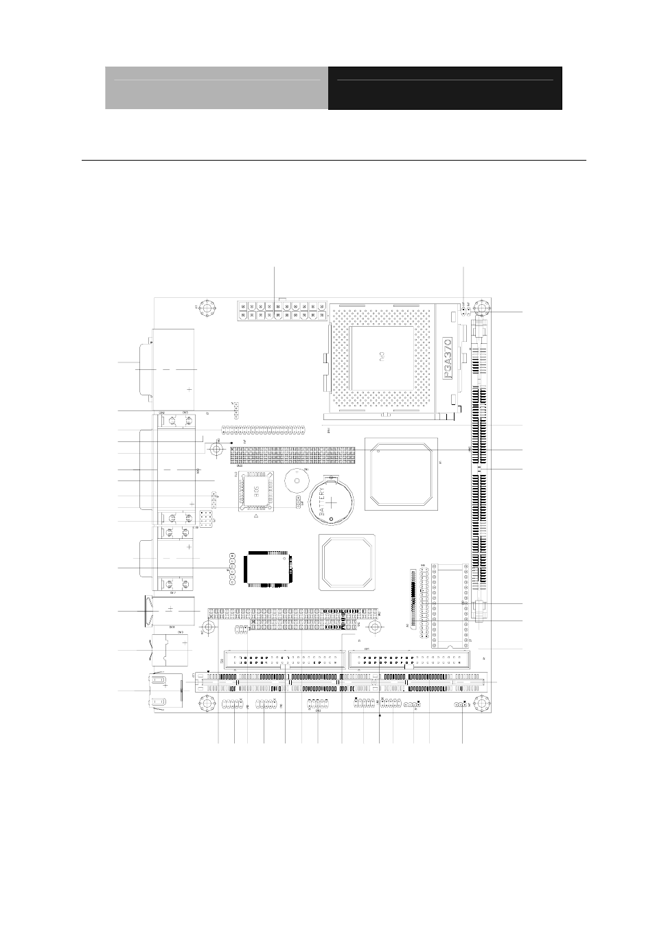 Cpu card - pcm-6898 jumper setting, Board layout | IBM LCD PC User Manual | Page 25 / 50