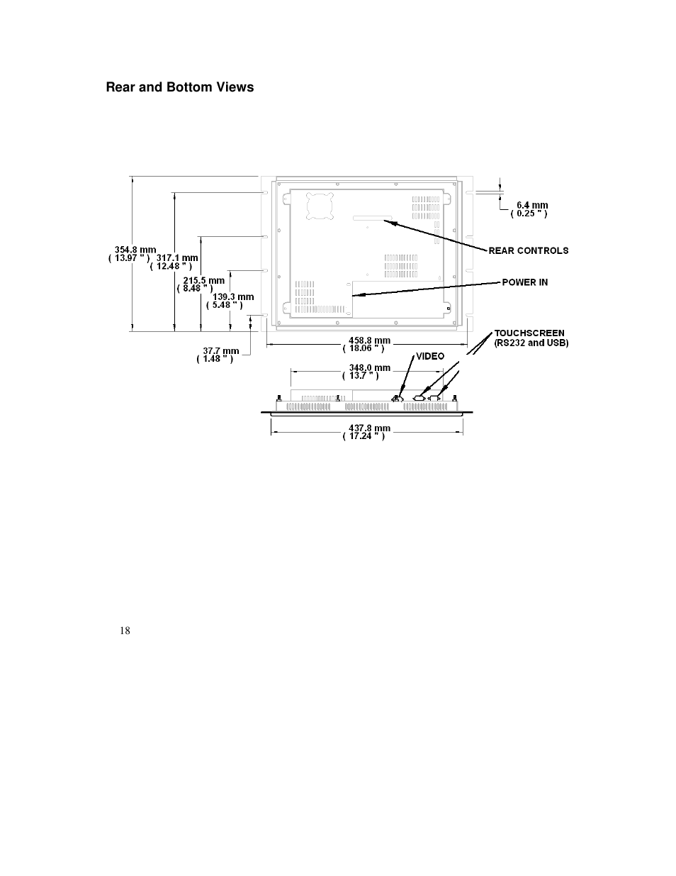 IBM Rack Mount Industrial Monitor HIS-RL17 User Manual | Page 18 / 24