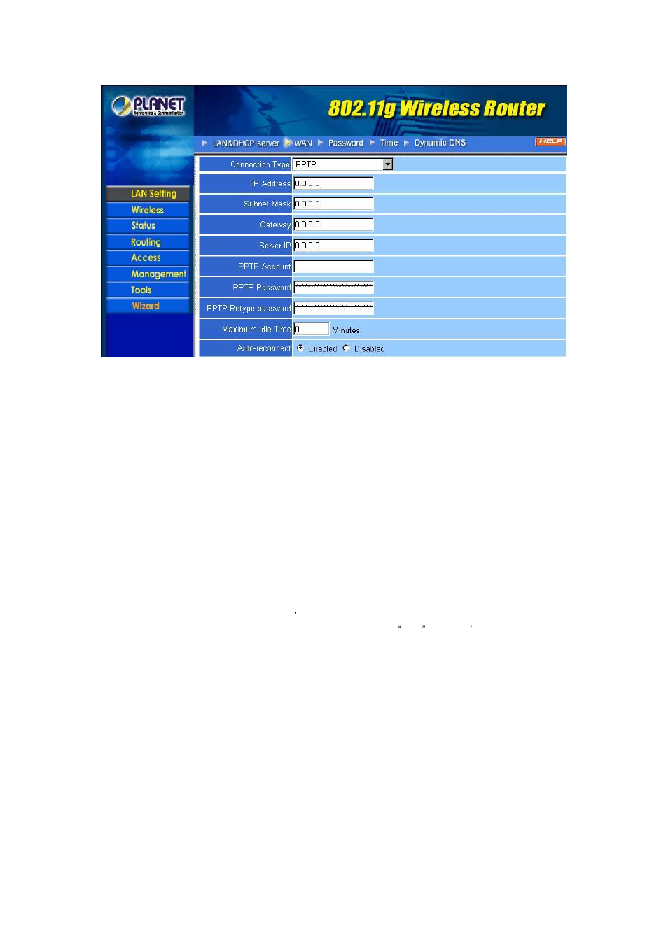 3 password | IBM 802.11g Wireless Broadband Router WRT-410 User Manual | Page 13 / 69