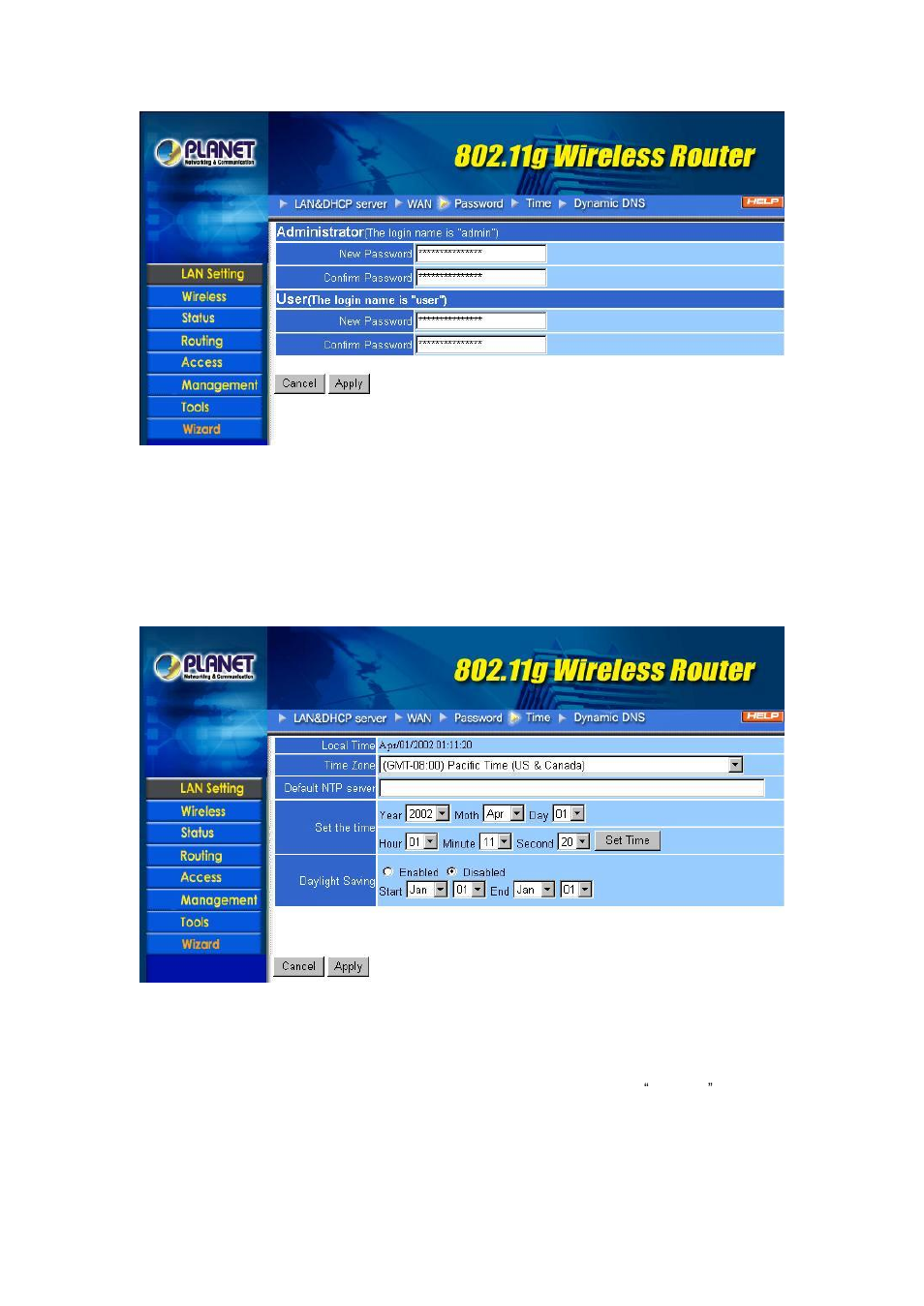 4 time | IBM 802.11g Wireless Broadband Router WRT-410 User Manual | Page 14 / 69