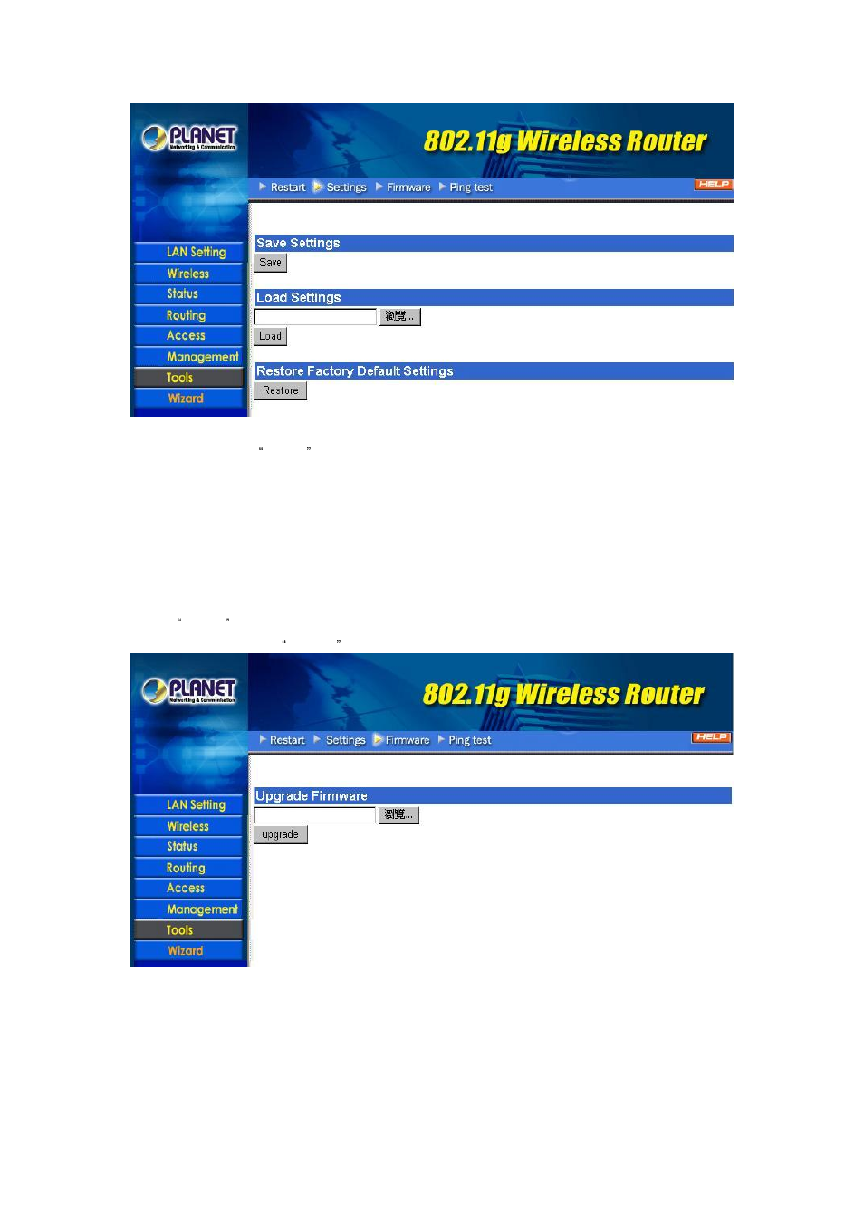 3 firmware, 4 ping test | IBM 802.11g Wireless Broadband Router WRT-410 User Manual | Page 34 / 69