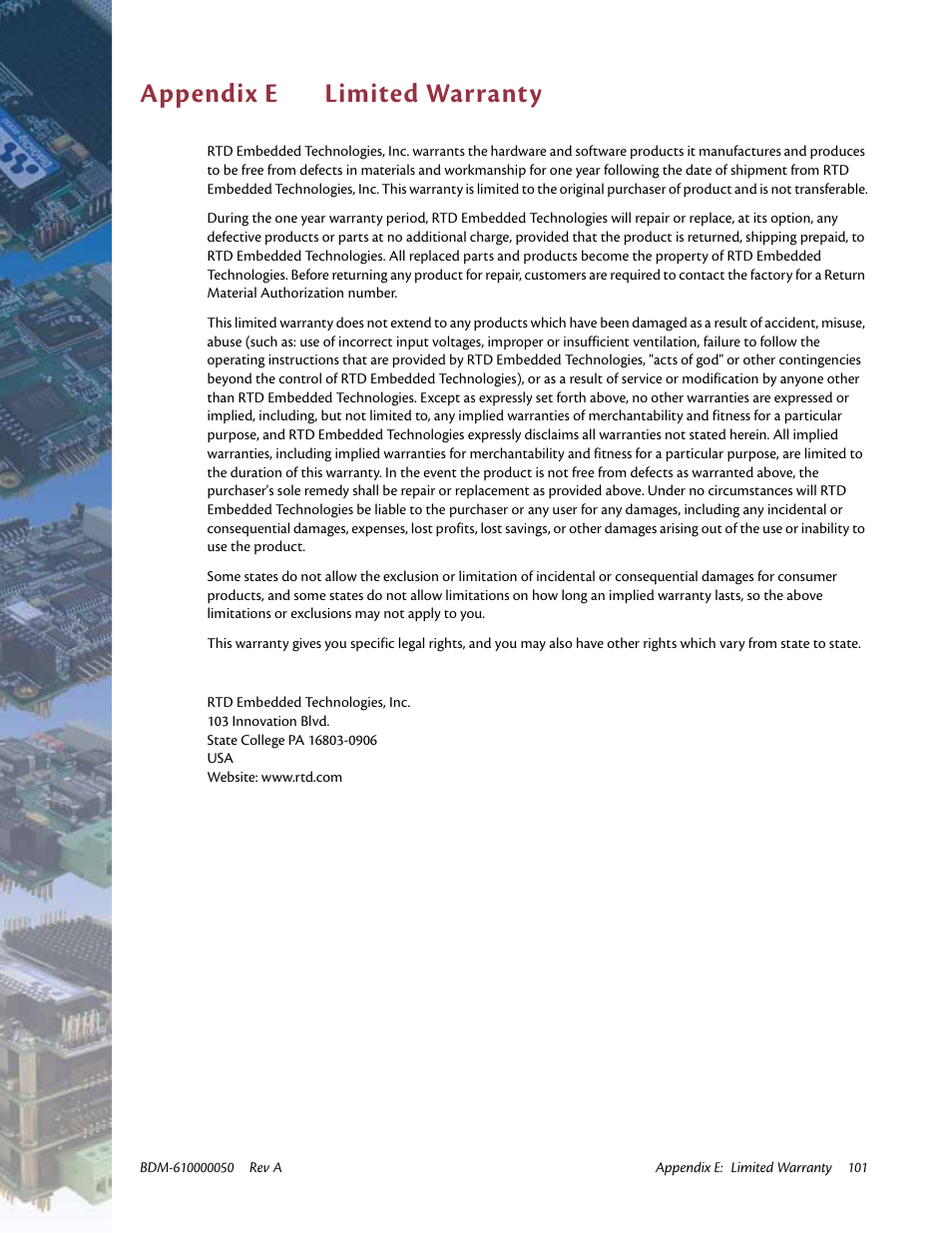 Appendix e limited warranty, Appendix e, Limited warranty | IBM CMX58886CX User Manual | Page 109 / 110