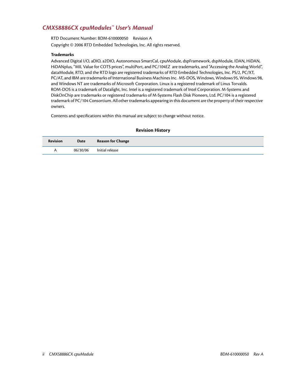 IBM CMX58886CX User Manual | Page 2 / 110