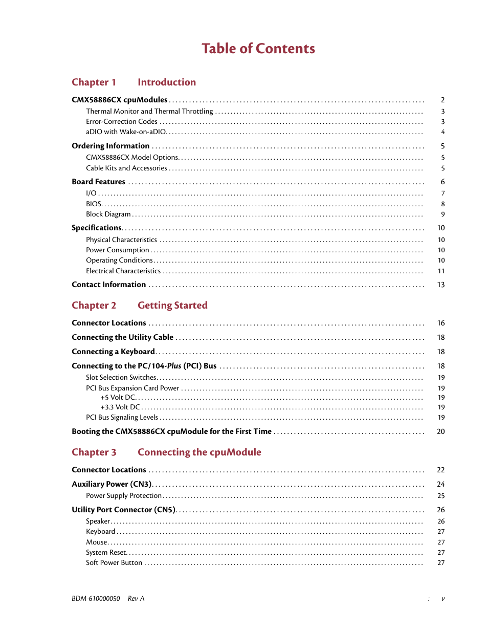 IBM CMX58886CX User Manual | Page 5 / 110