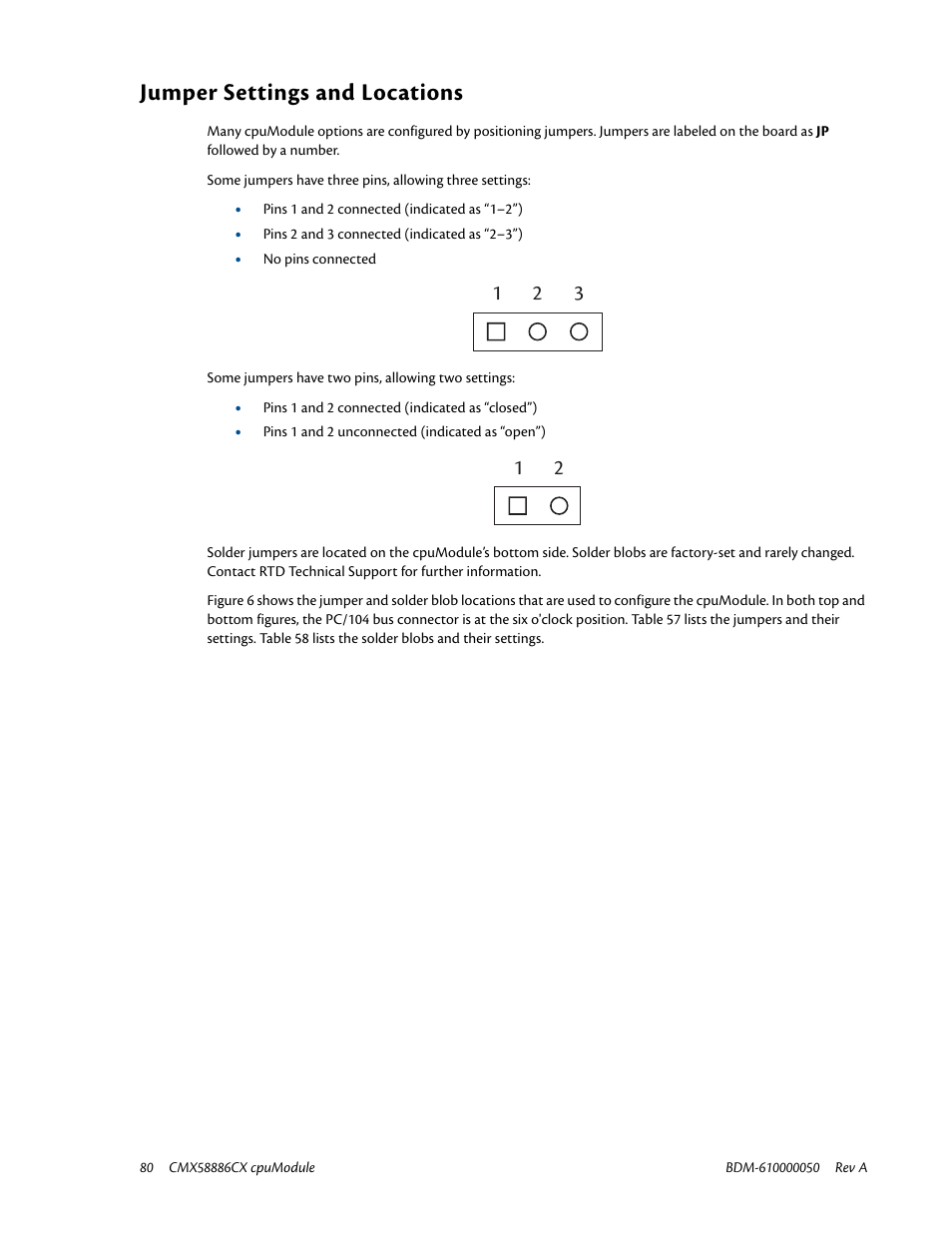 Jumper settings and locations, Jumper settings and | IBM CMX58886CX User Manual | Page 88 / 110