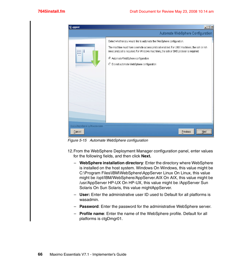 IBM MAXIMO SG24-7645-00 User Manual | Page 80 / 152