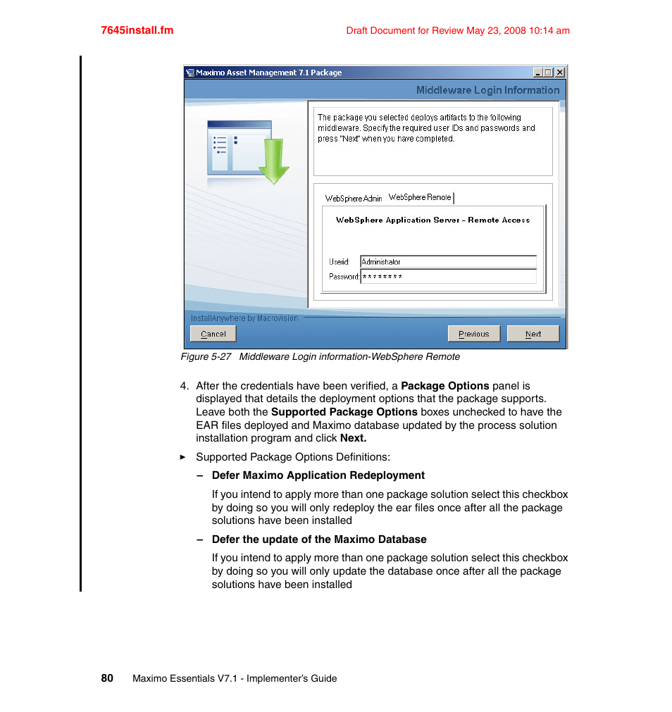 IBM MAXIMO SG24-7645-00 User Manual | Page 94 / 152