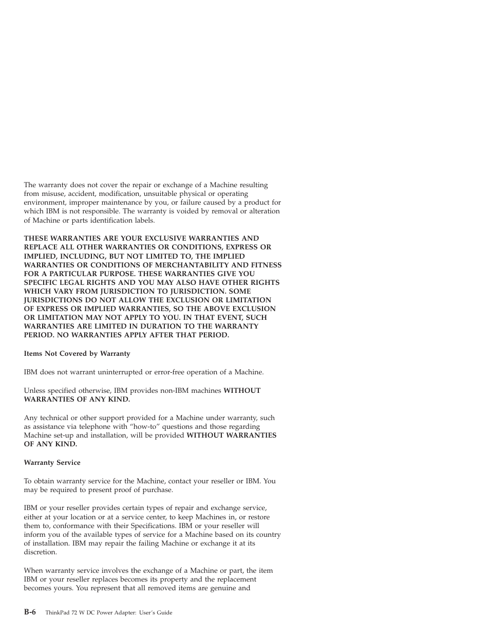 IBM THINKPAD 72 W DC User Manual | Page 56 / 70