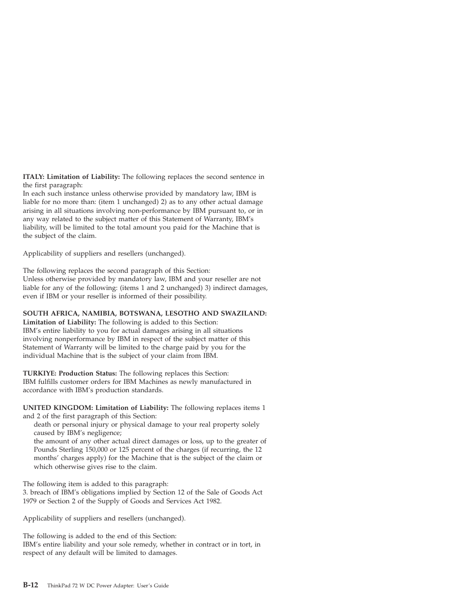 IBM THINKPAD 72 W DC User Manual | Page 62 / 70