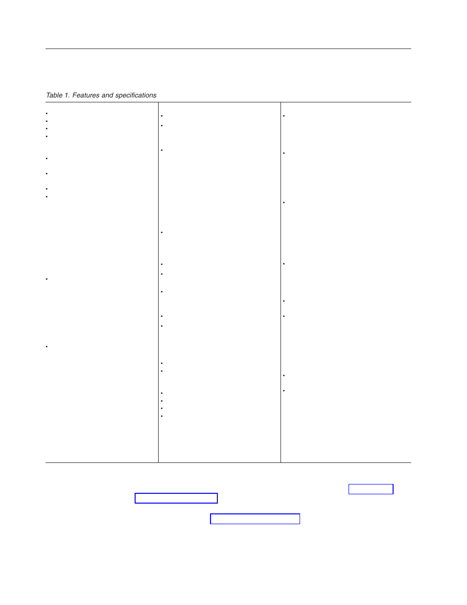 Features and specifications | IBM BladeCenter 8677 User Manual | Page 20 / 104