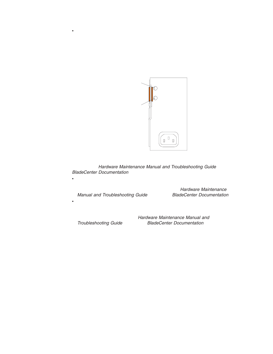 I/o module, Power module, I/o module power module | IBM BladeCenter 8677 User Manual | Page 48 / 104