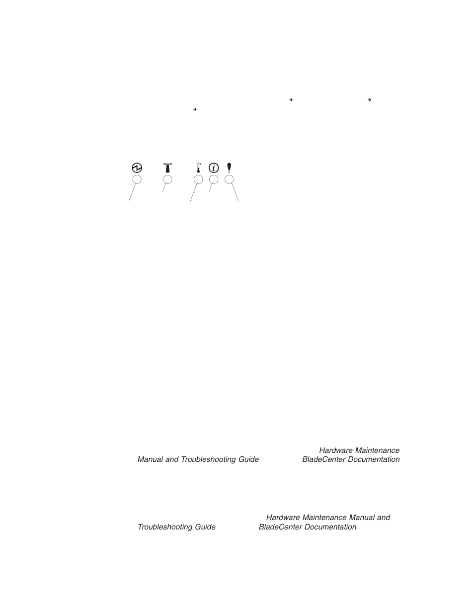 System led panel | IBM BladeCenter 8677 User Manual | Page 50 / 104