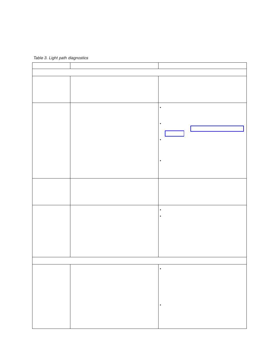 Light path diagnostics leds | IBM BladeCenter 8677 User Manual | Page 71 / 104
