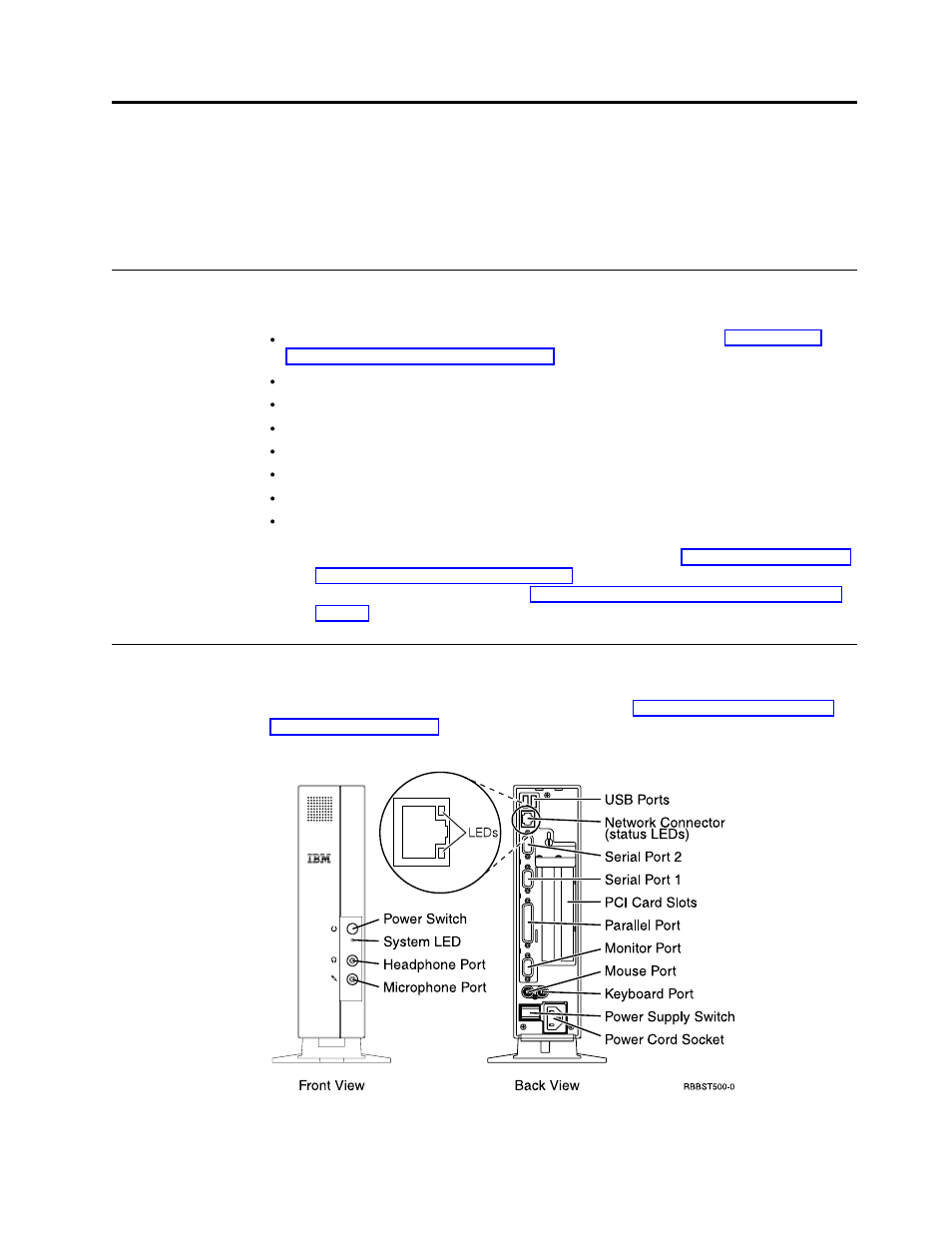 Learning about the hardware, Standard hardware, Hardware connectors | IBM N2800e User Manual | Page 13 / 82