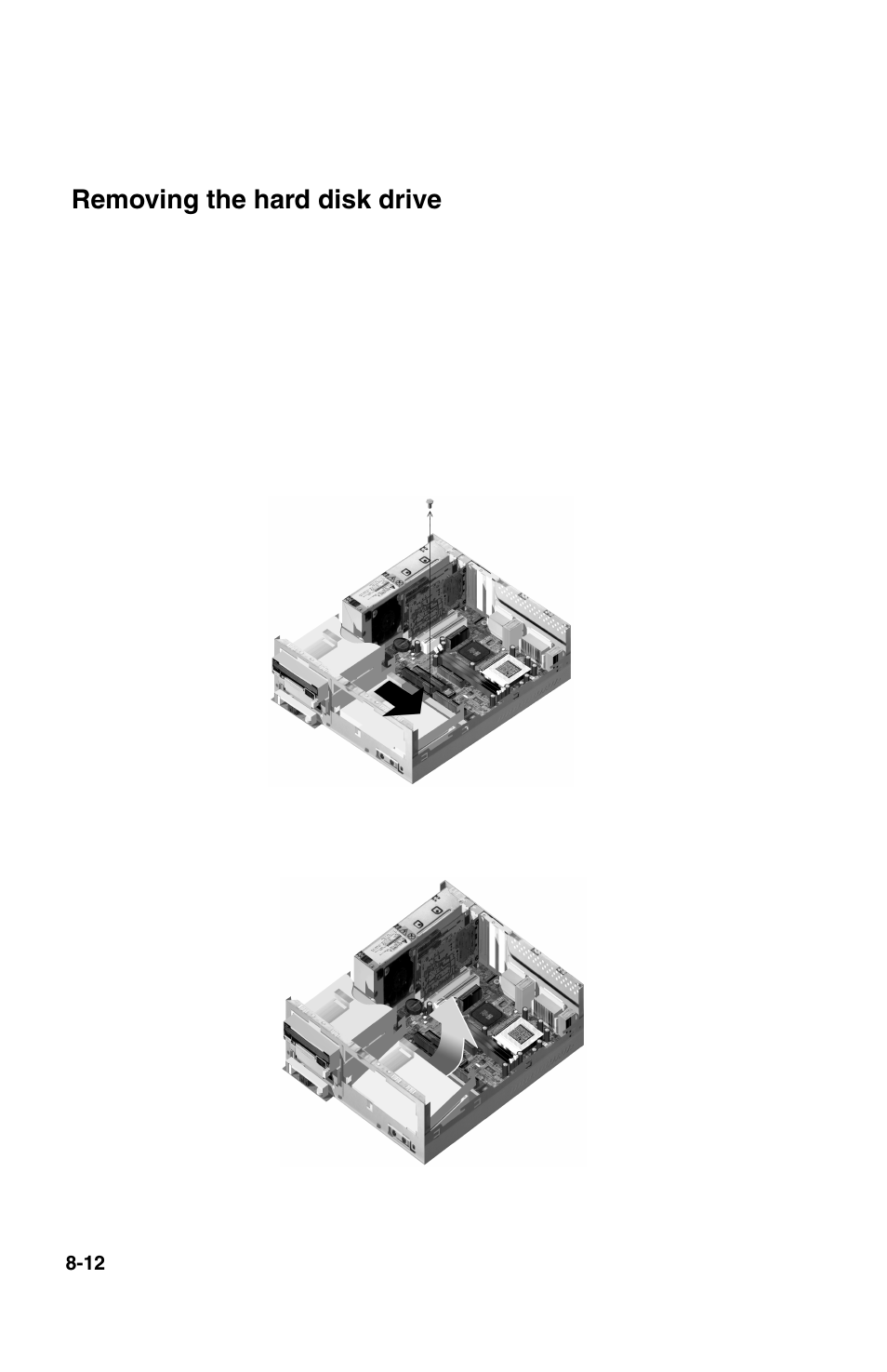 Removing the hard disk drive | IBM 2196 User Manual | Page 112 / 208