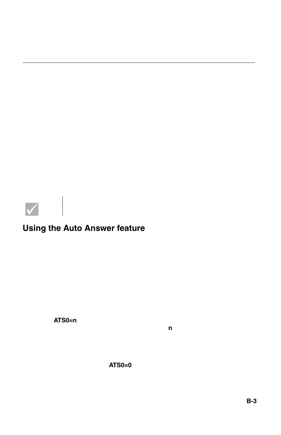 Operating your modem, Using the auto answer feature | IBM 2196 User Manual | Page 169 / 208