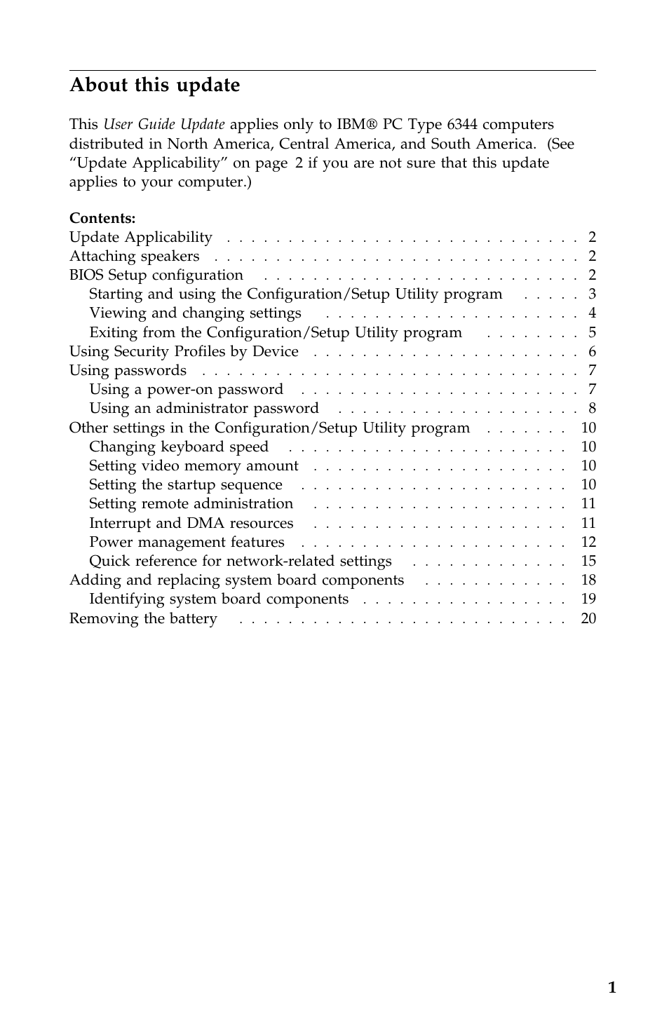 About this update | IBM 2196 User Manual | Page 189 / 208