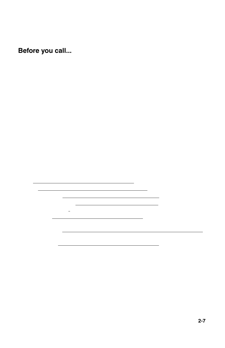 Before you call | IBM 2196 User Manual | Page 45 / 208