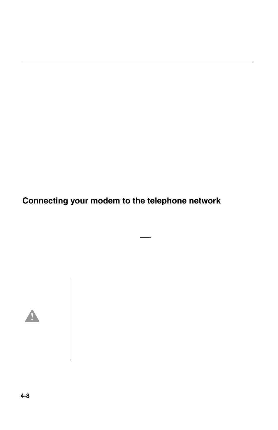 Setting up communications, Connecting your modem to the telephone network | IBM 2196 User Manual | Page 61 / 208