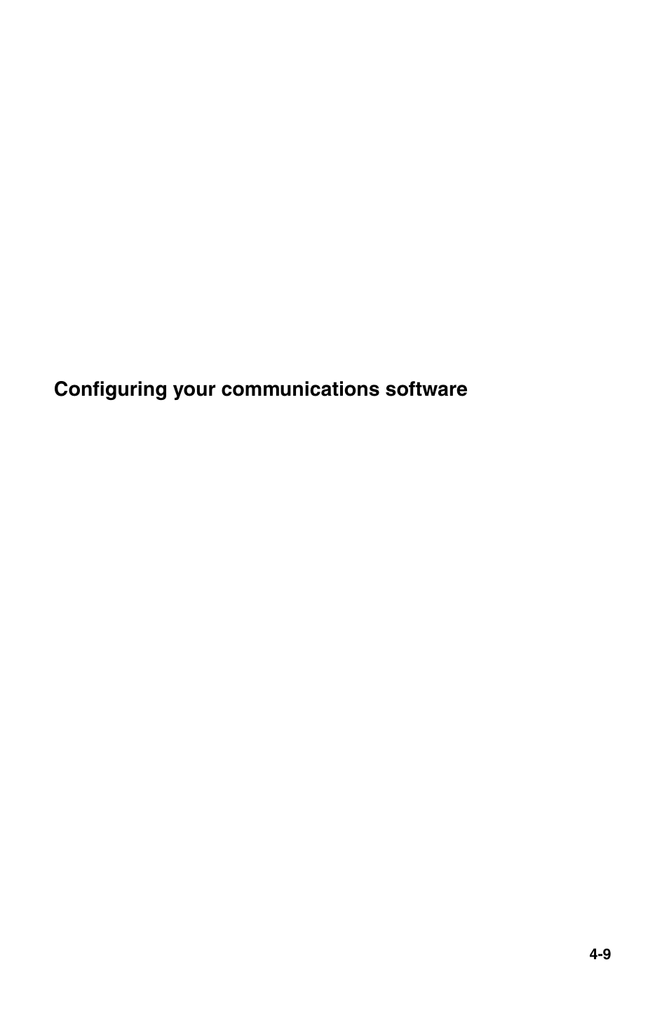 Configuring your communications software | IBM 2196 User Manual | Page 62 / 208