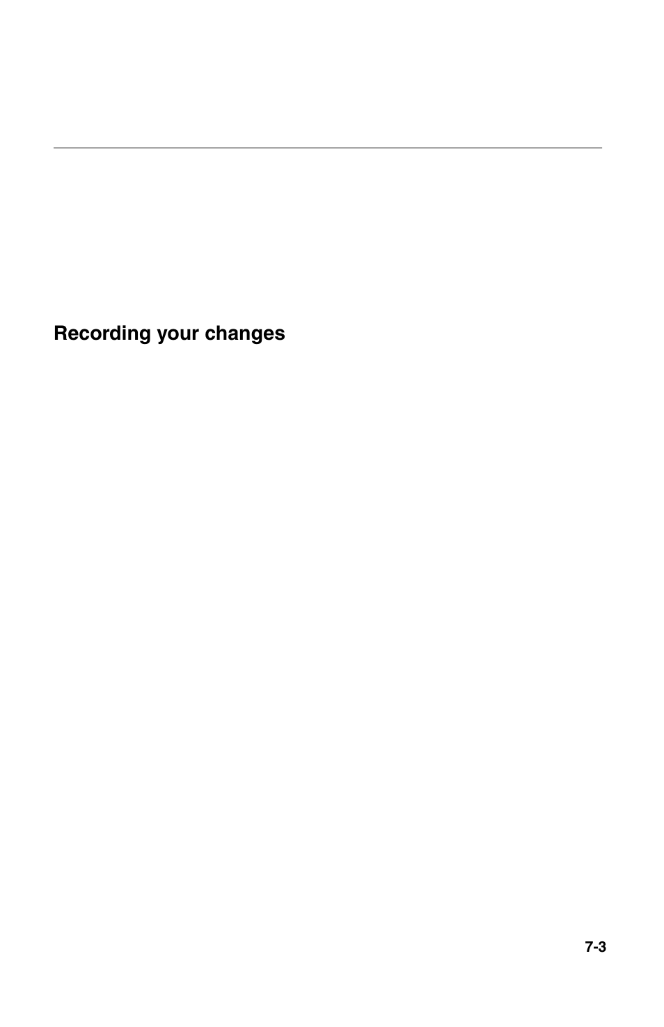 Planning your hardware changes, Recording your changes | IBM 2196 User Manual | Page 95 / 208