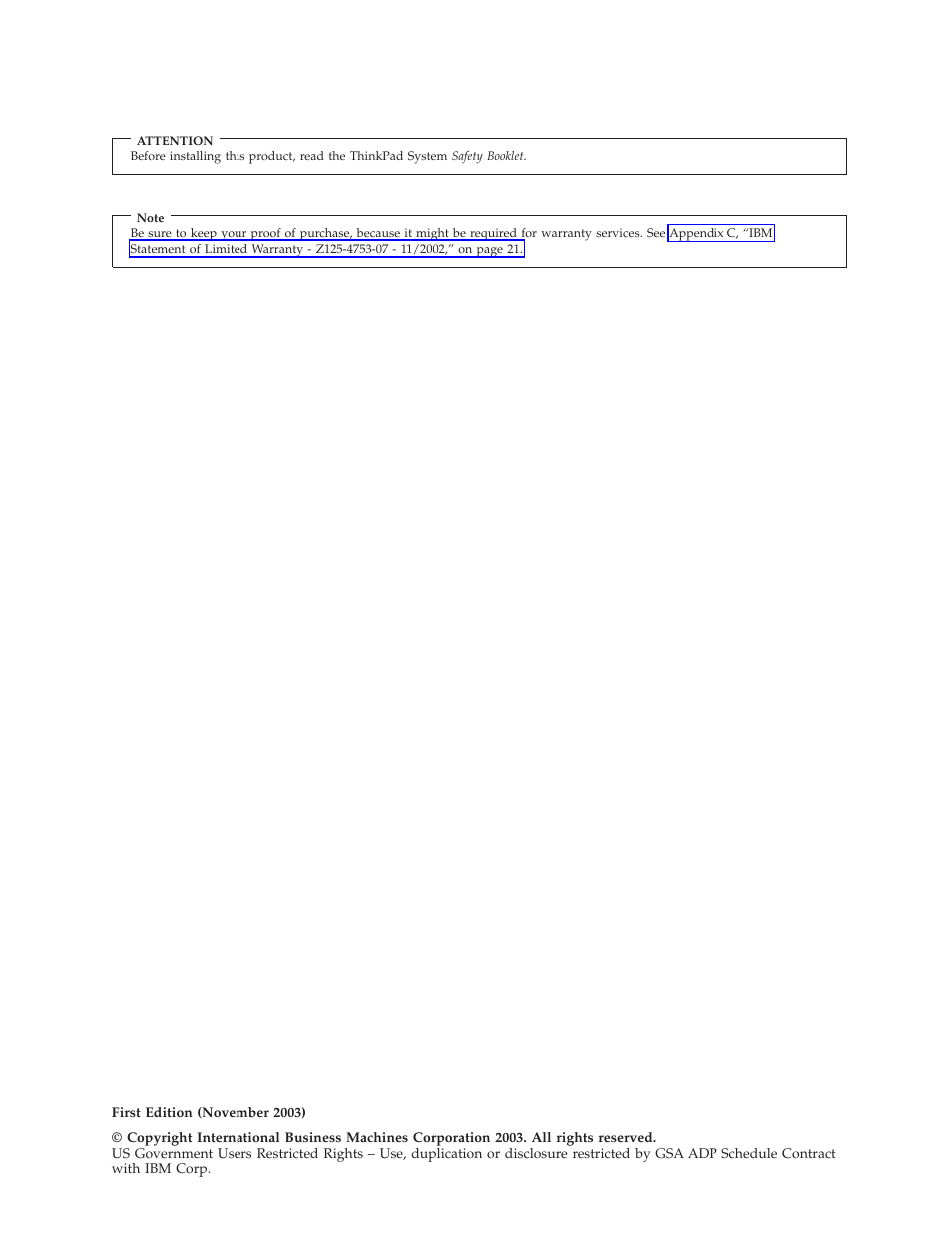 IBM ThinkPad 73P3279 User Manual | Page 4 / 54