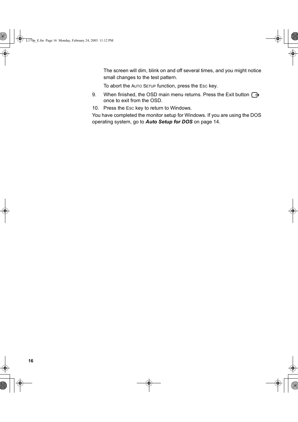 IBM L170p User Manual | Page 18 / 36