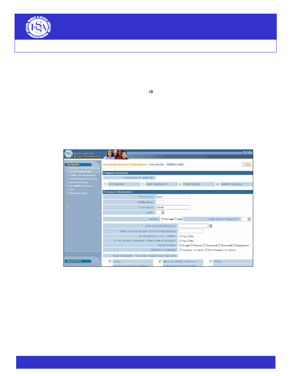 Ndiana, Ligibility, Odernization | IBM Voluntary Community Assistance Network V-CAN User Manual | Page 10 / 33