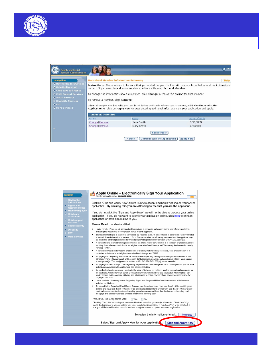 Ndiana, Ligibility, Odernization | IBM Voluntary Community Assistance Network V-CAN User Manual | Page 11 / 33