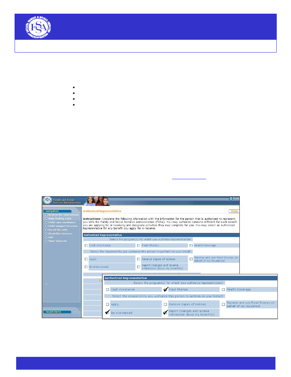 Ndiana, Ligibility, Odernization | IBM Voluntary Community Assistance Network V-CAN User Manual | Page 16 / 33