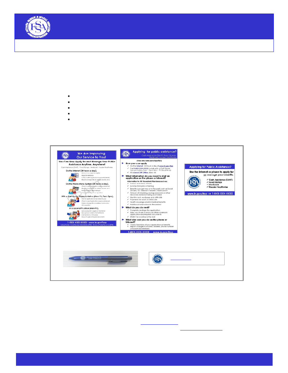 Ndiana, Ligibility, Odernization | IBM Voluntary Community Assistance Network V-CAN User Manual | Page 27 / 33