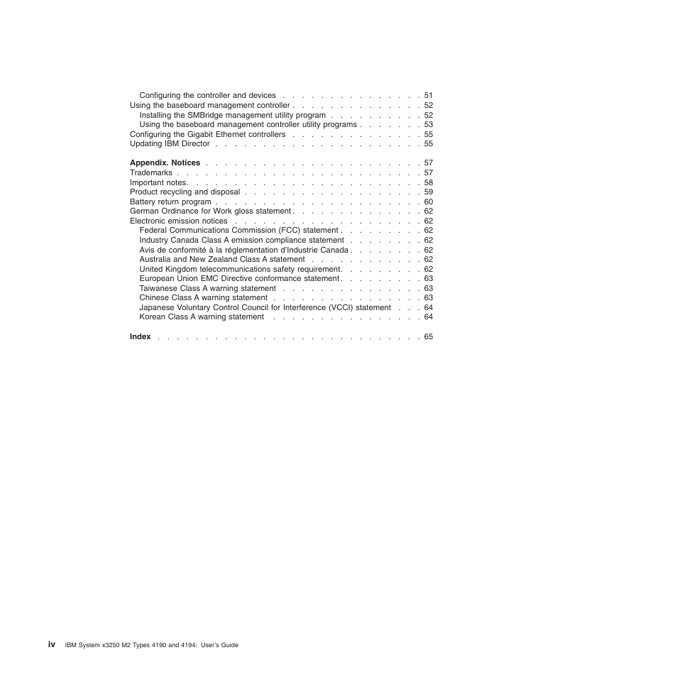IBM 4190 User Manual | Page 6 / 84