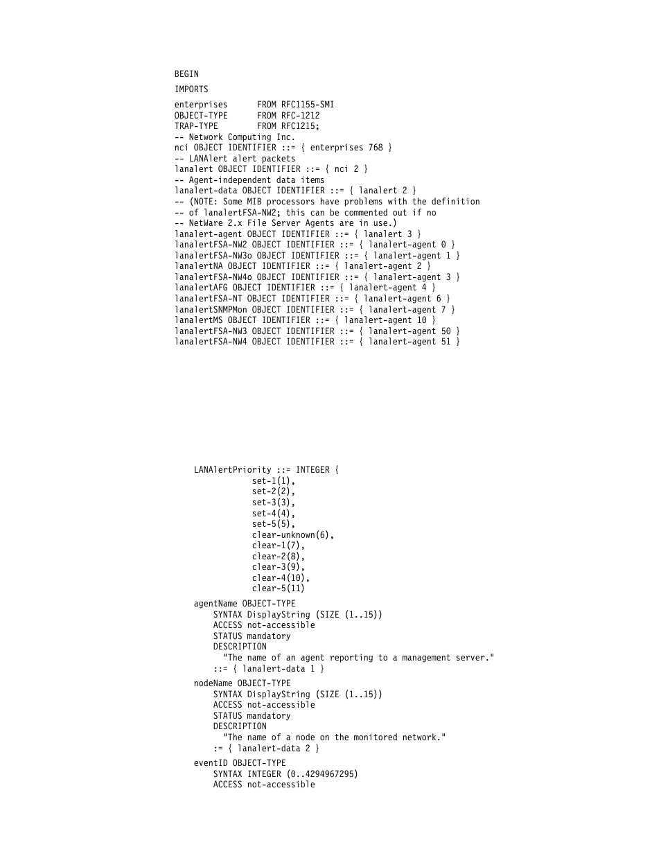 Agent-independent data | IBM Enterprise Console User Manual | Page 102 / 194
