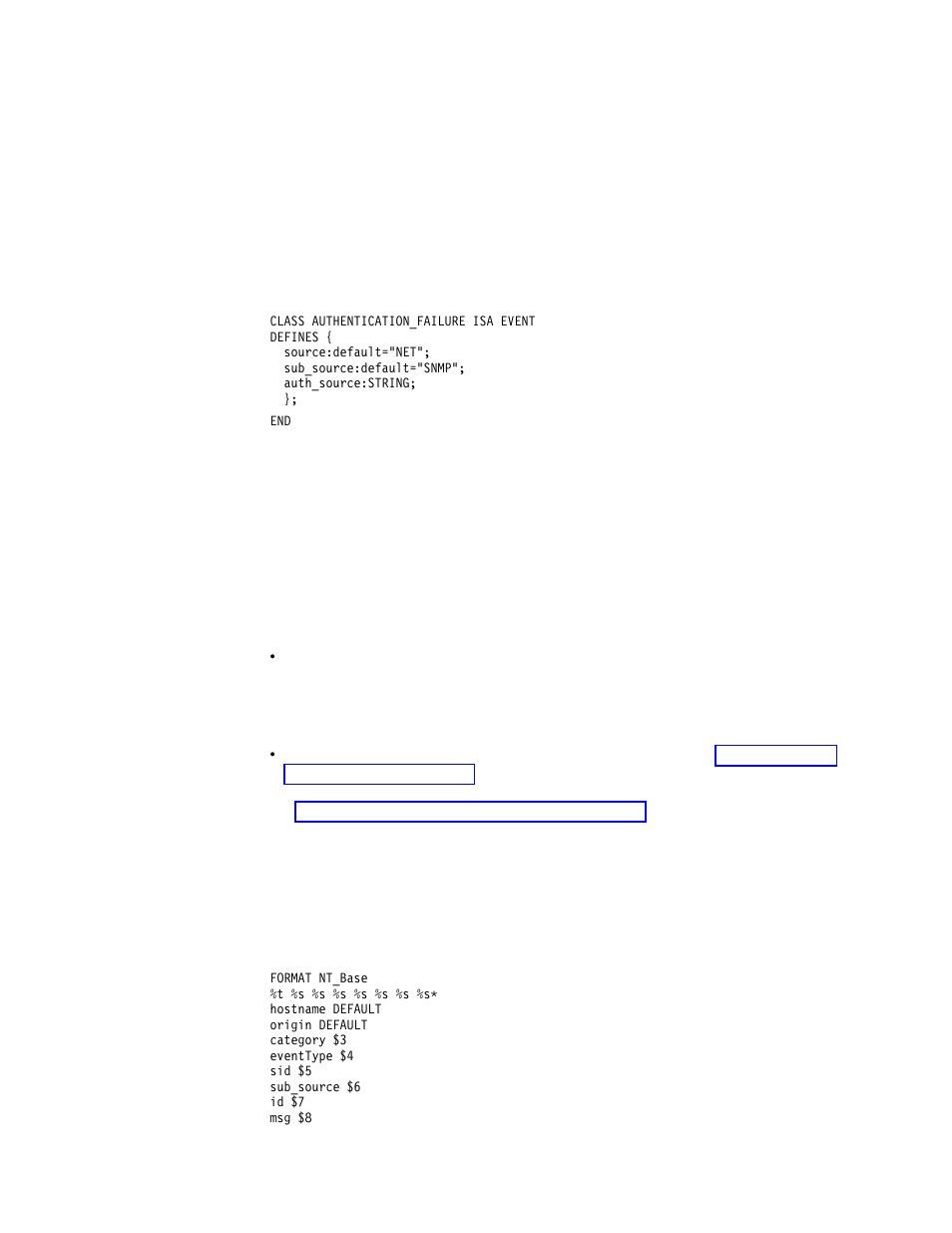 Rule file, Example, Format file | IBM Enterprise Console User Manual | Page 29 / 194