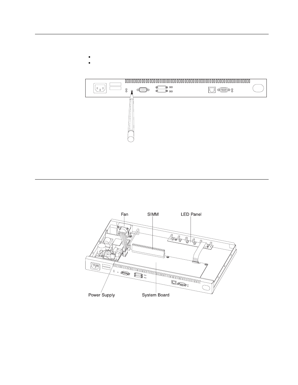 Reset button | IBM SY27-0345-06 User Manual | Page 19 / 148