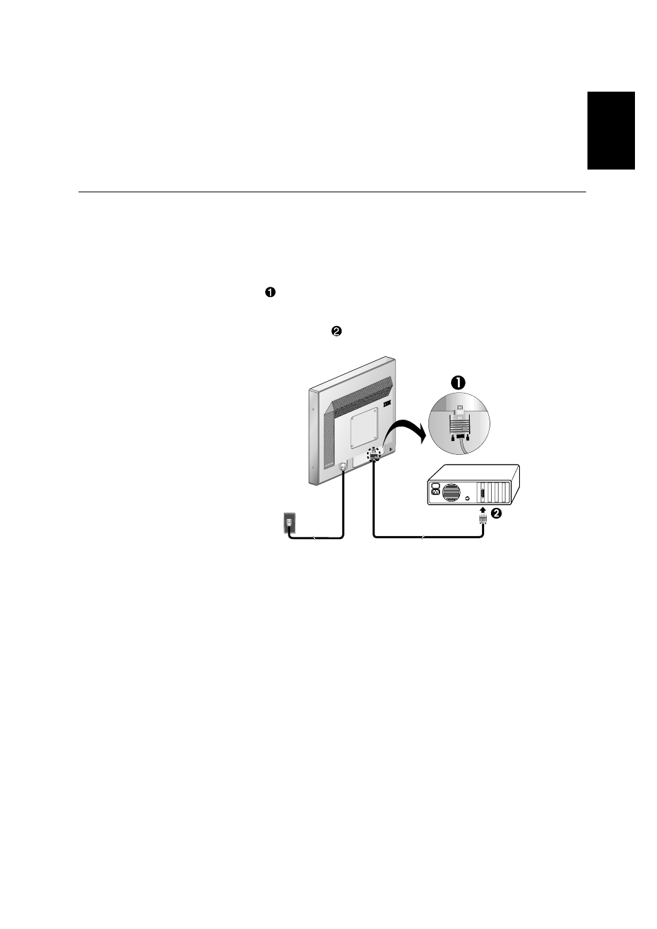 Connecting your monitor | IBM ThinkVision 6734-AB9 User Manual | Page 11 / 32