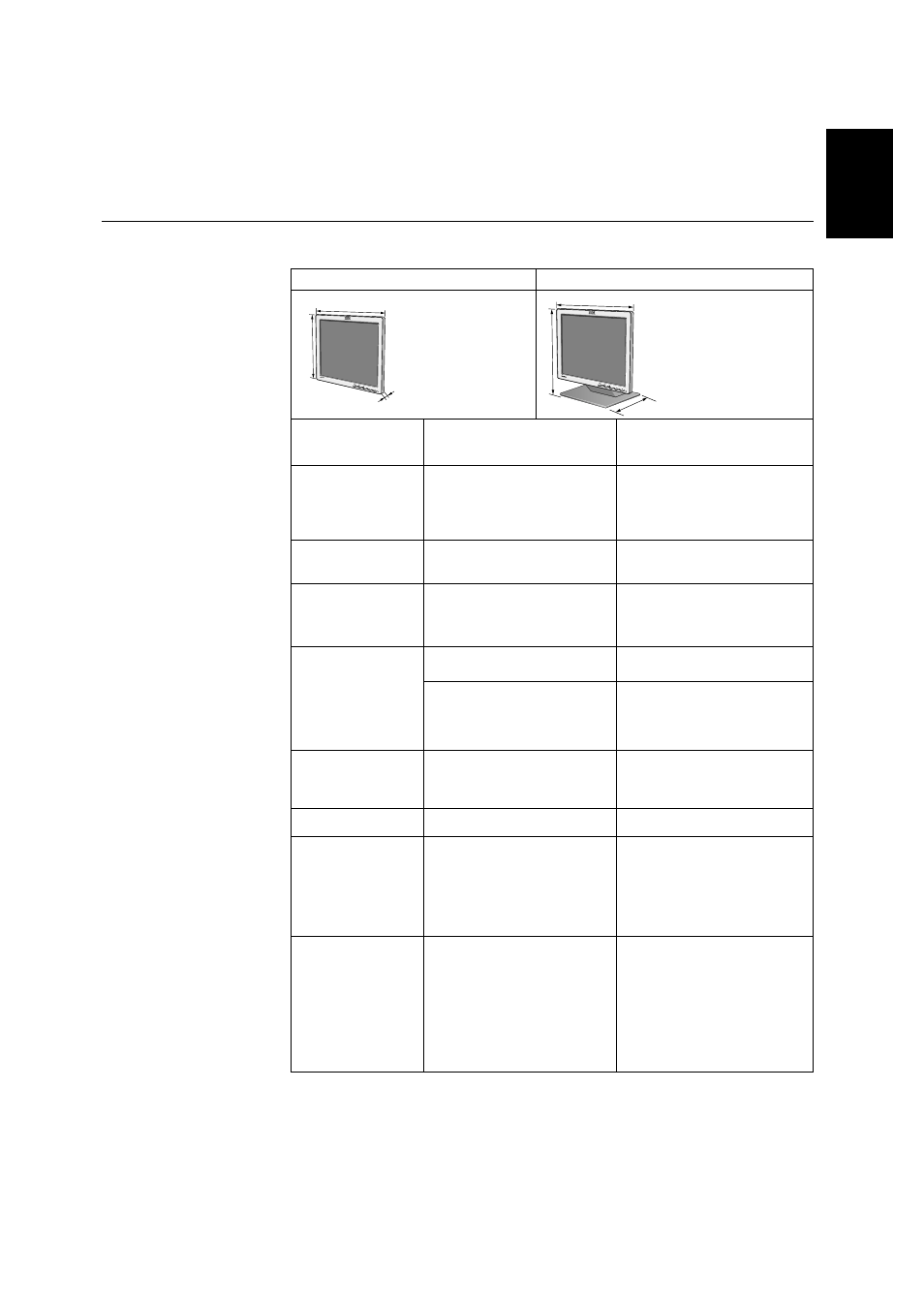 Specifications | IBM ThinkVision 6734-AB9 User Manual | Page 29 / 32