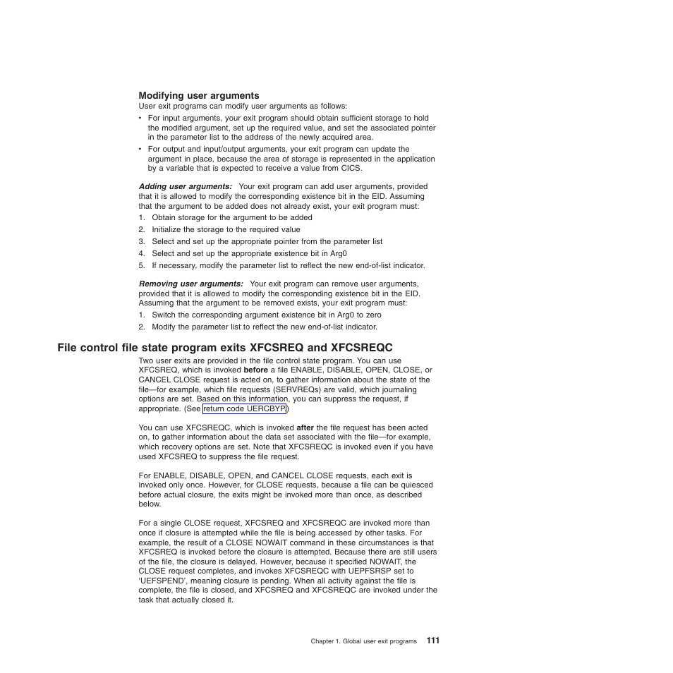 Modifying user arguments | IBM SC34-6814-04 User Manual | Page 133 / 953