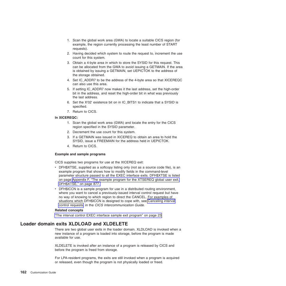 Loader domain exits xldload and xldelete | IBM SC34-6814-04 User Manual | Page 184 / 953