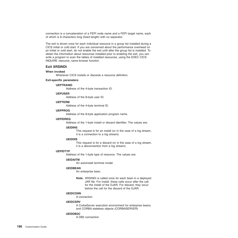 Exit xrsindi | IBM SC34-6814-04 User Manual | Page 218 / 953