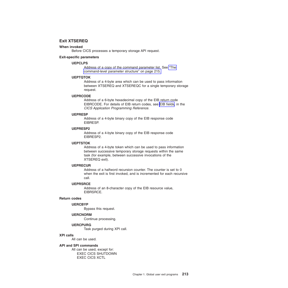 Exit xtsereq | IBM SC34-6814-04 User Manual | Page 235 / 953