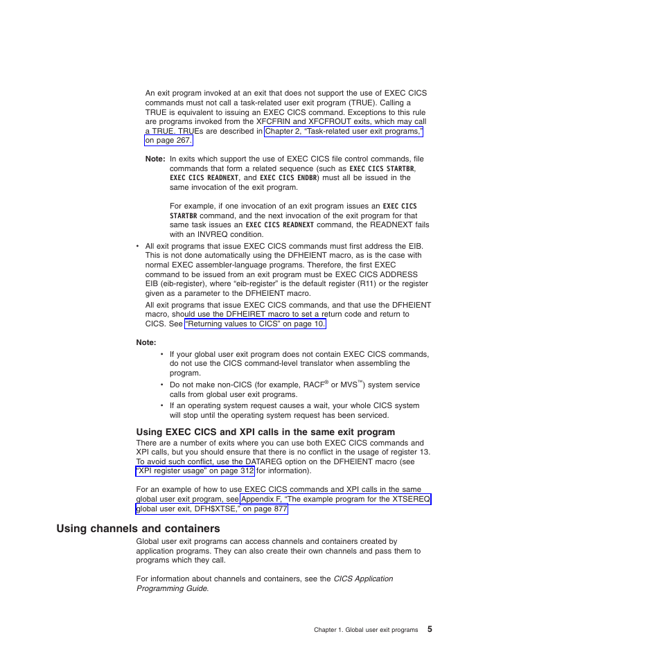 Using channels and containers | IBM SC34-6814-04 User Manual | Page 27 / 953