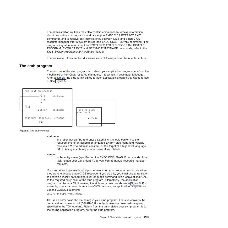The stub program | IBM SC34-6814-04 User Manual | Page 291 / 953