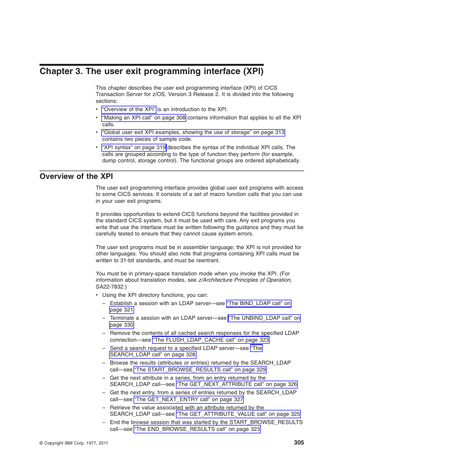 Overview of the xpi | IBM SC34-6814-04 User Manual | Page 327 / 953