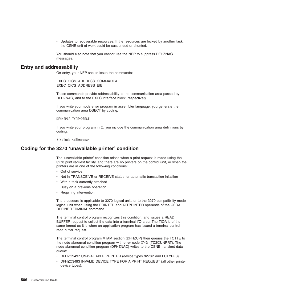 Entry and addressability | IBM SC34-6814-04 User Manual | Page 528 / 953