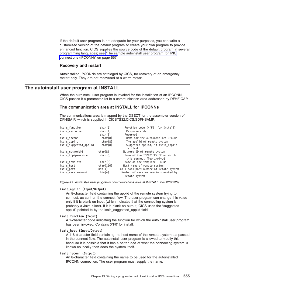 The autoinstall user program at install | IBM SC34-6814-04 User Manual | Page 577 / 953