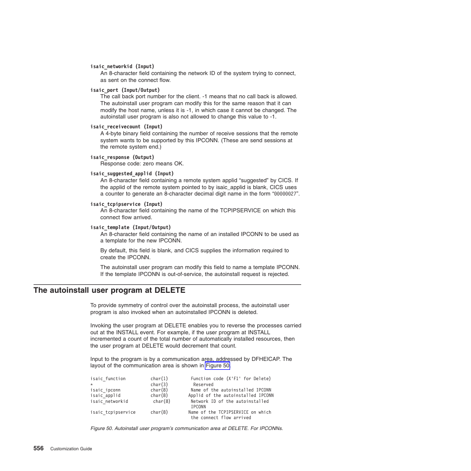 The autoinstall user program at delete | IBM SC34-6814-04 User Manual | Page 578 / 953