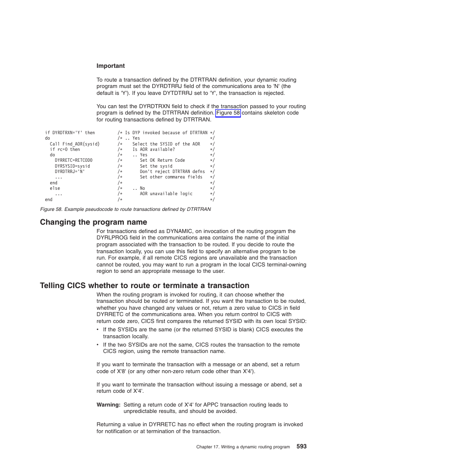 Changing the program name | IBM SC34-6814-04 User Manual | Page 615 / 953