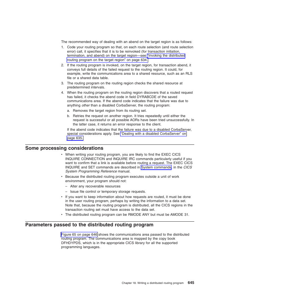 Some processing considerations | IBM SC34-6814-04 User Manual | Page 667 / 953