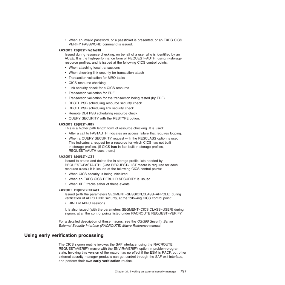 Using early verification processing | IBM SC34-6814-04 User Manual | Page 819 / 953